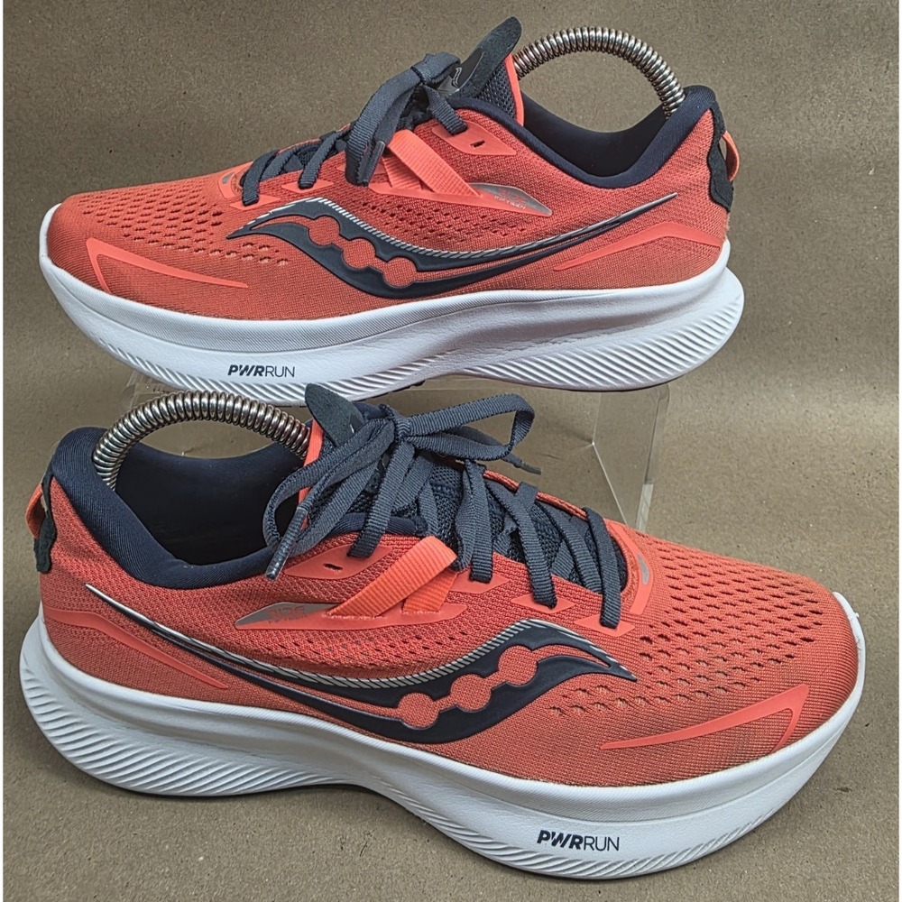 Saucony (Sz 8) Ride 15 Orange Womens S10729-16 Running Shoes Sneaker NO INSOLES